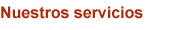 Nuestros servicios
